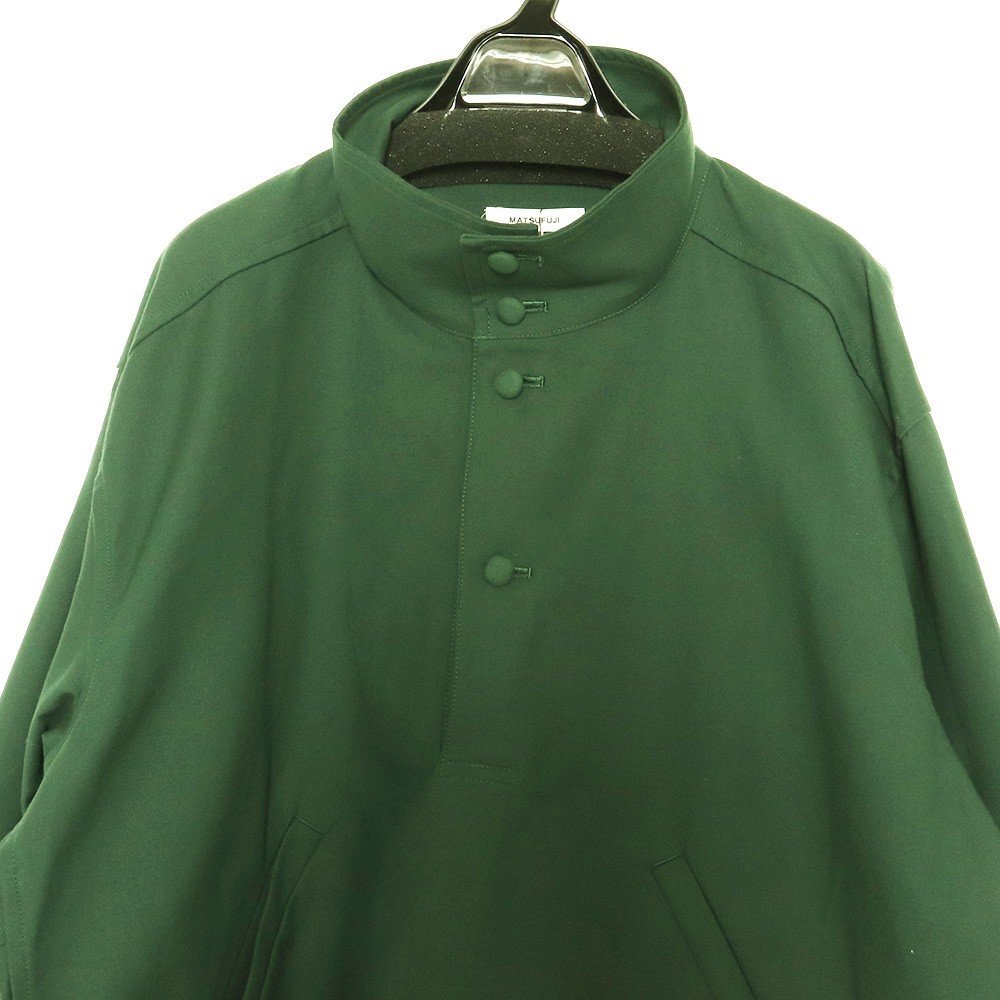 未使用 定価42900円 MATSUFUJI 22AW Cotton Pullover Work Jacket グリーン サイズ3 M223-0104 マツフジ ワークジャケット_画像6