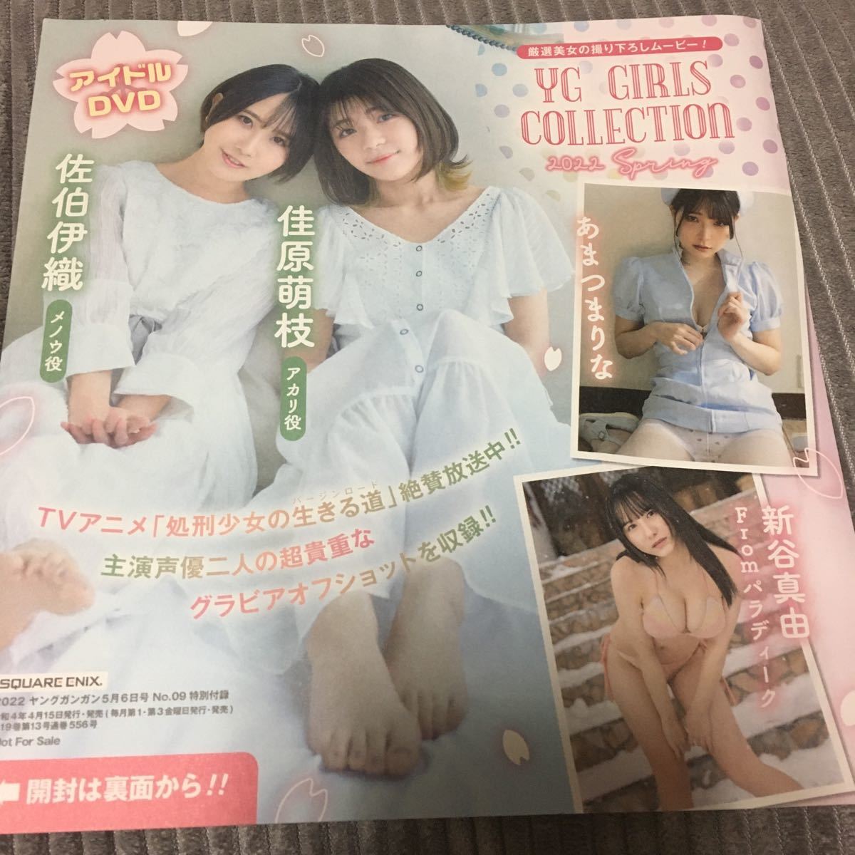 春夏新作モデル ヤングガンガン 雑誌 特別付録 アイドルDVD general