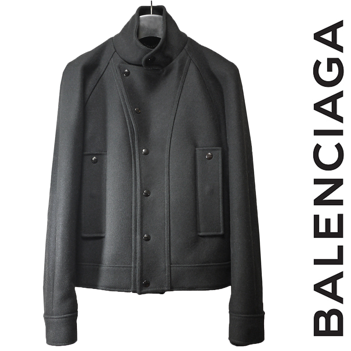 Yahoo!オークション - 正規品 名作 バレンシアガ BALENCIAGAウールメル...
