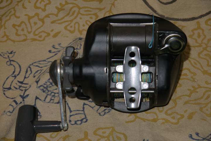 ダイワ ハイパータナコン 500DX 日本製 電動リール DAIWA HYPER TANACOM Maed in JP 船用 ふかせ マダイ イカメタル　整備メンテ済_画像7