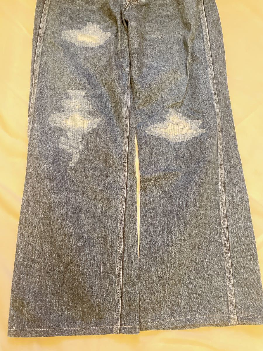 極美品 テンダーロイン ダメージ デニム パンツ 32 xxx インディゴ