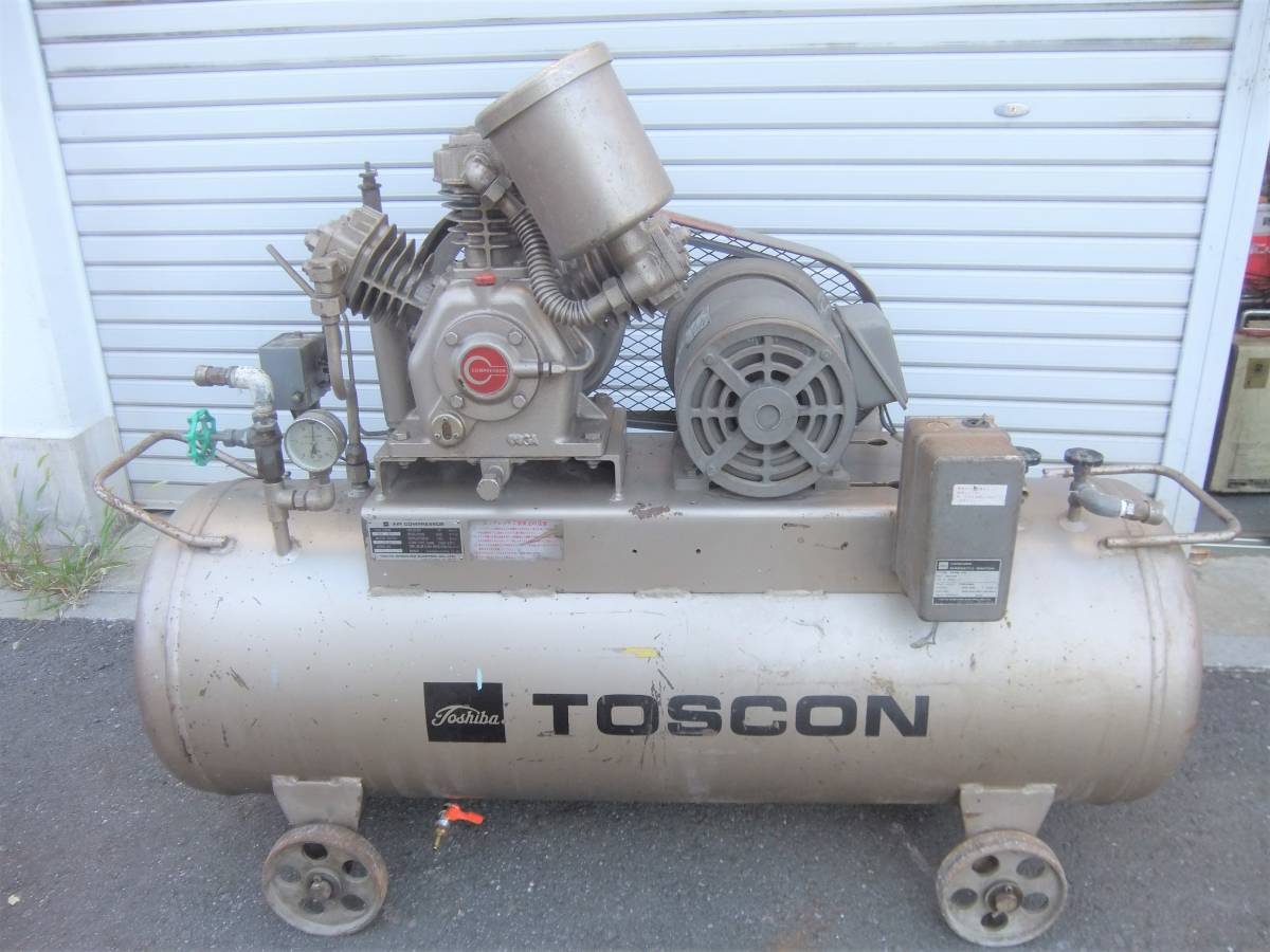 Yahoo!オークション - 東芝 トスコン エアーコンプレッサー 14 Yahoo!オークション - 東芝 トスコン エアーコンプレッサー 14