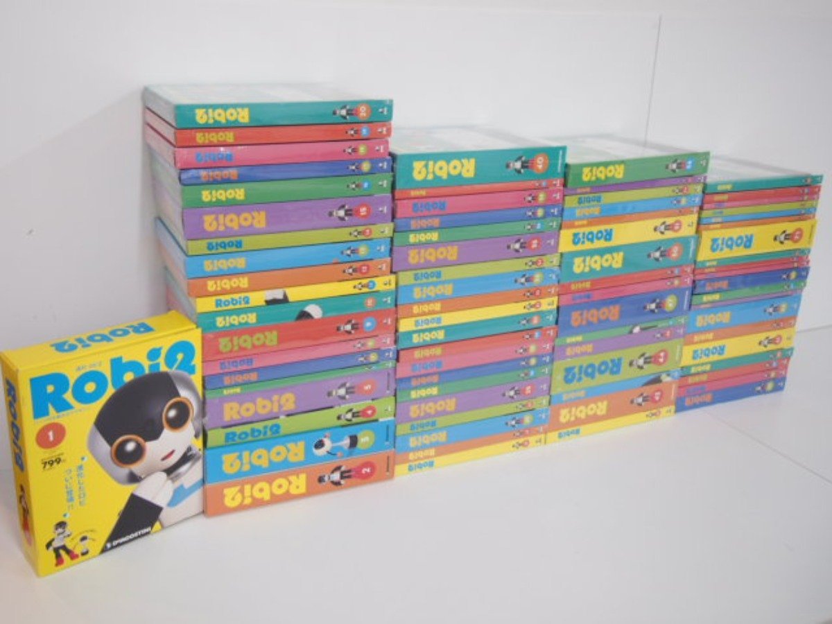 4 不揃い76冊 ロビ2 Robi2 パーツ付き組み立てマガジン 1-63 65-74 78