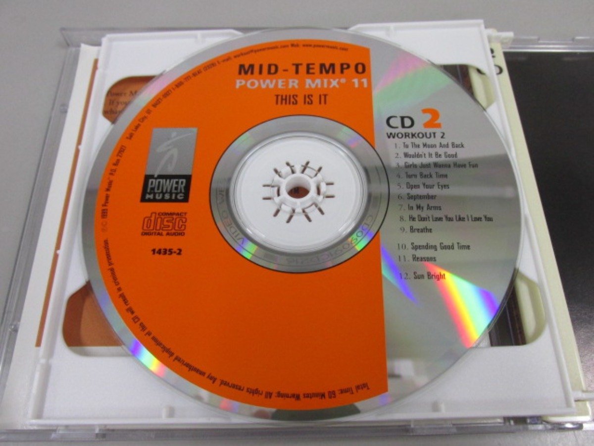 ★0.01 【エアロビクスCD MID-TEMPO POWER MIX 11】155-02211の画像7