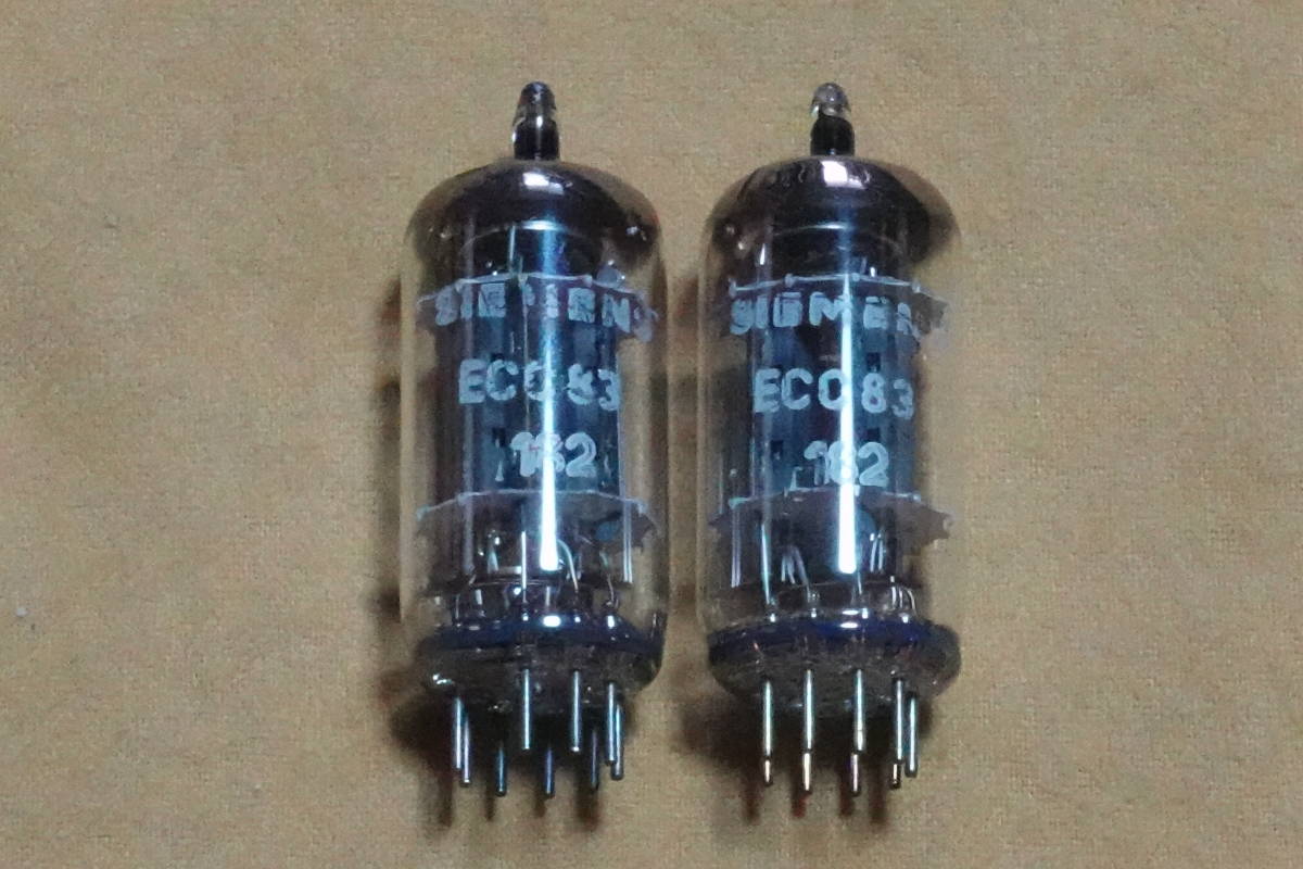 SIEMENS ECC83/12AX7 真空管 2本セット 同一ロット 同特性 Yahoo!オークション - SIEMENS ECC83/12AX7 同一ロット (2本)