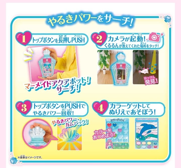 トロピカルージュプリキュア  マーメイドアクアポット  トロピカルパクト  ハートクルリング  オーシャンプリズムミラー