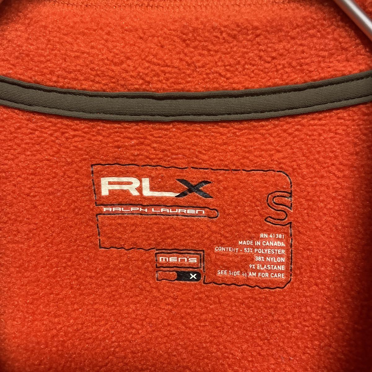 RLX RALPH LAUREN 裏地フリース ハーフジップトップス_画像3