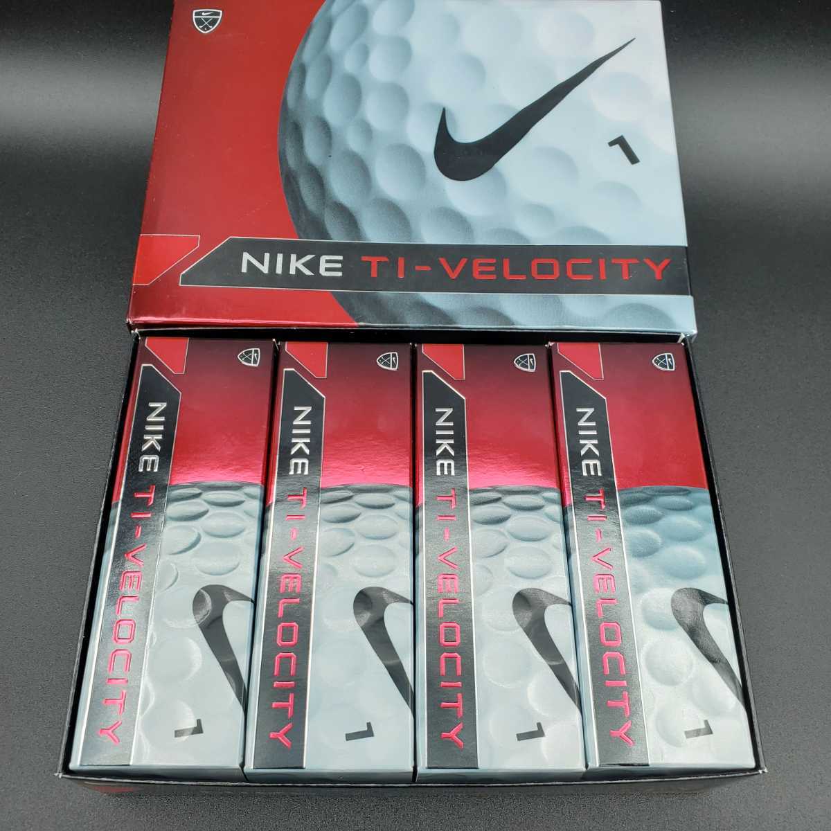 未使用・保管品】 NIKE GOLF ナイキ ゴルフ TI-VELOCITY ゴルフボール