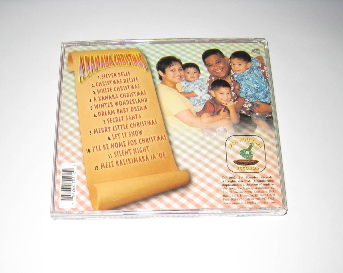 Sean Na'auao　A Kanaka Christmas / ショーン ナアウアオ CD USED 輸入盤 Hawaiian Music ハワイアンミュージックフラ クリスマス _画像3