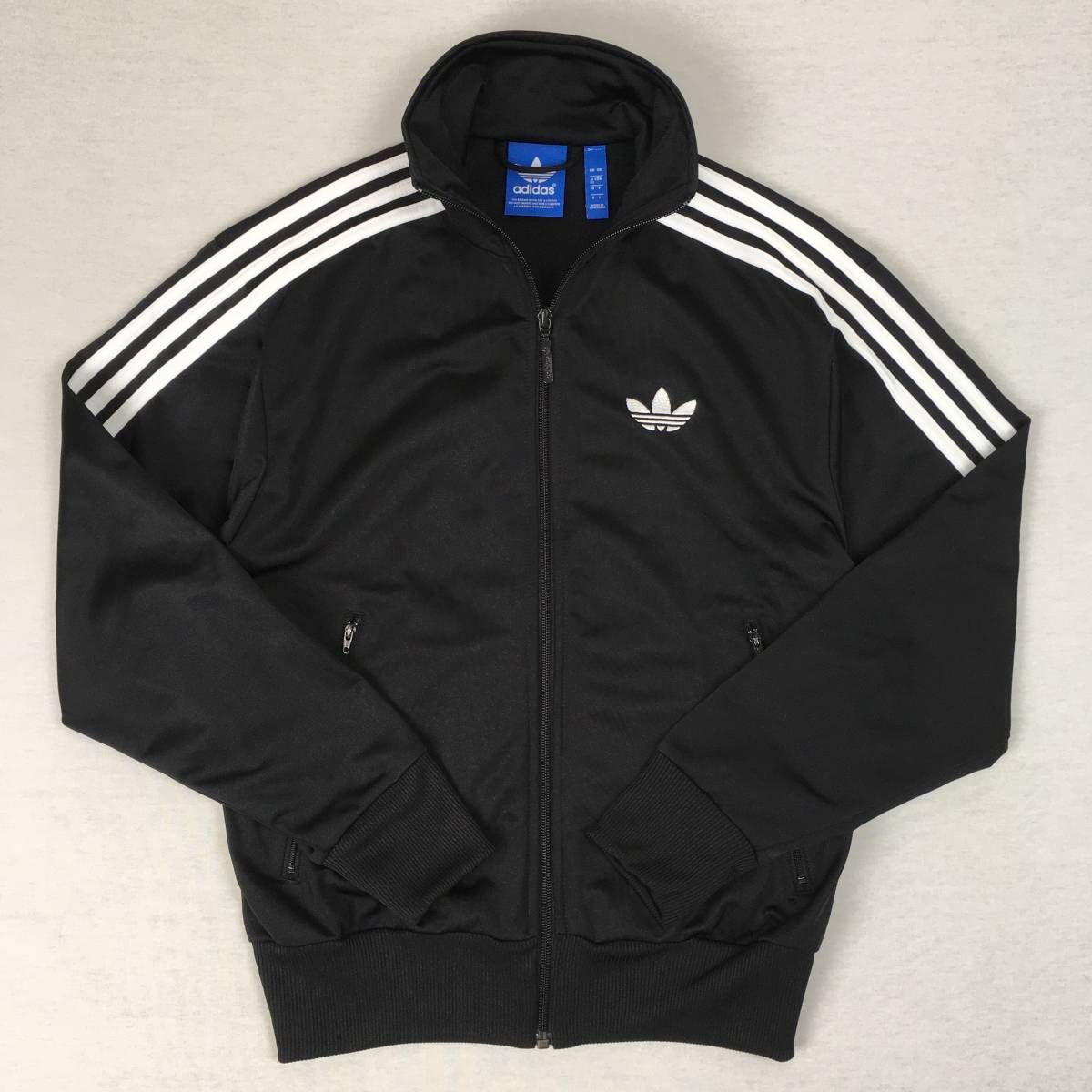 adidas Originals アディダス オリジナルス ファイヤーバード S23129 ジャージ トラックトップ ブラック/ホワイト XSサイズ トレフォイル_画像1