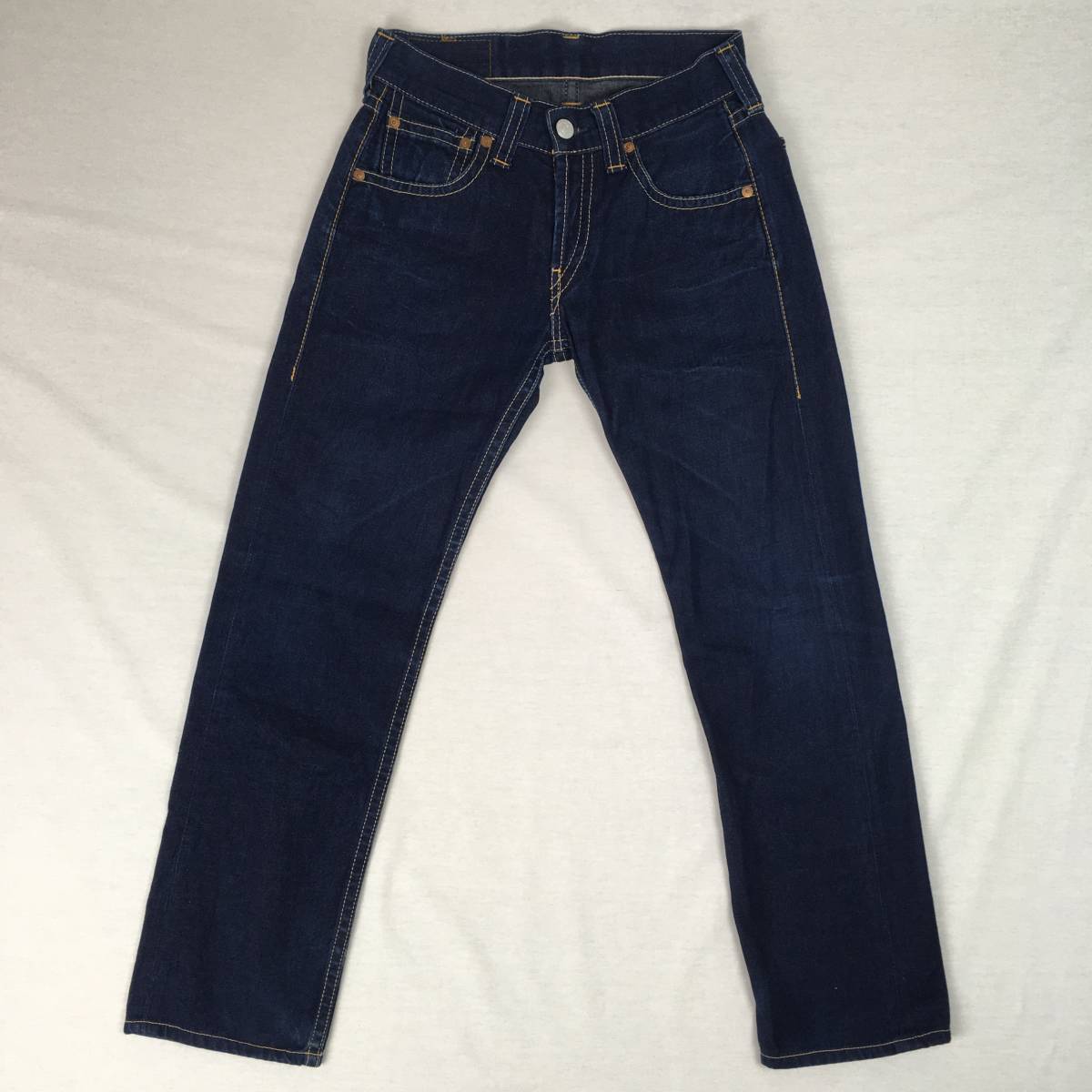 Levi's リーバイス 901 901-10 TYPE 1 JEANS 日本製 02年 レギュラーフィットストレート ジーンズ W30 L31 ボタンフライの画像3