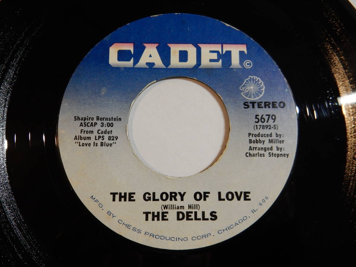 Dells A Whiter Shade Of Pale / The Glory Of Love Cadet US 5679 201068 SOUL ソウル レコード 7インチ 45_画像2