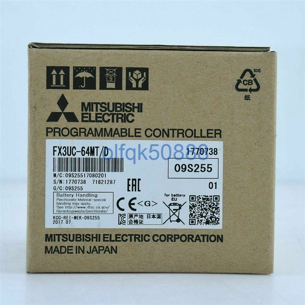 国産品 MITSUBISHI 三菱電機 FX3UC-64MT D シーケンサー ６ヶ月保証