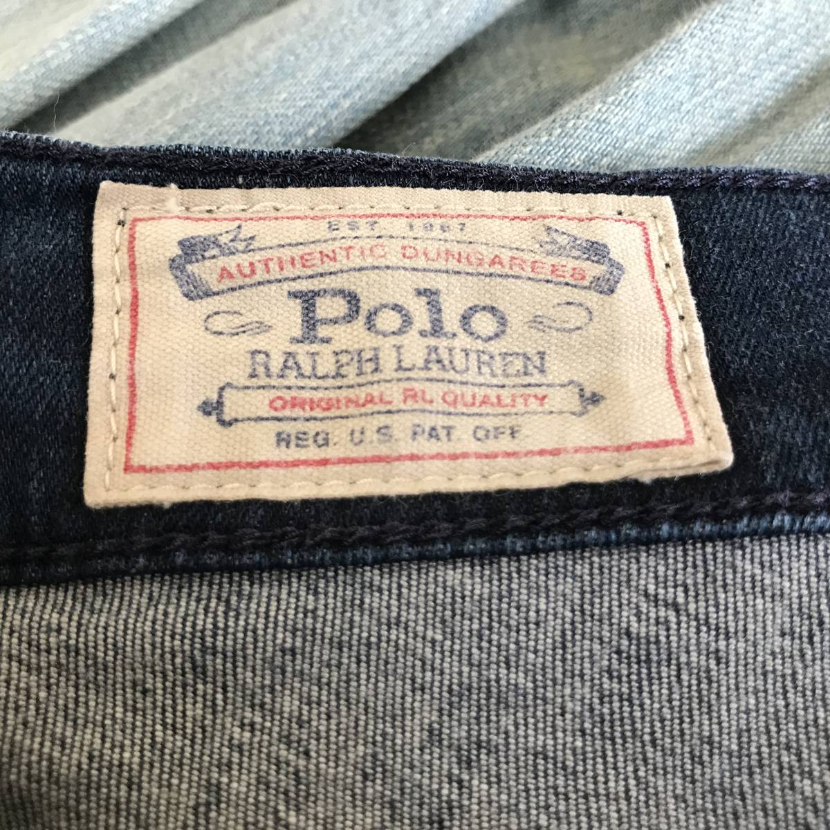 RALPH LAUREN VARICK LEGGINGS Polo Ralph Lauren lady's super stretch skinny jeans superior article size 26 160/66A