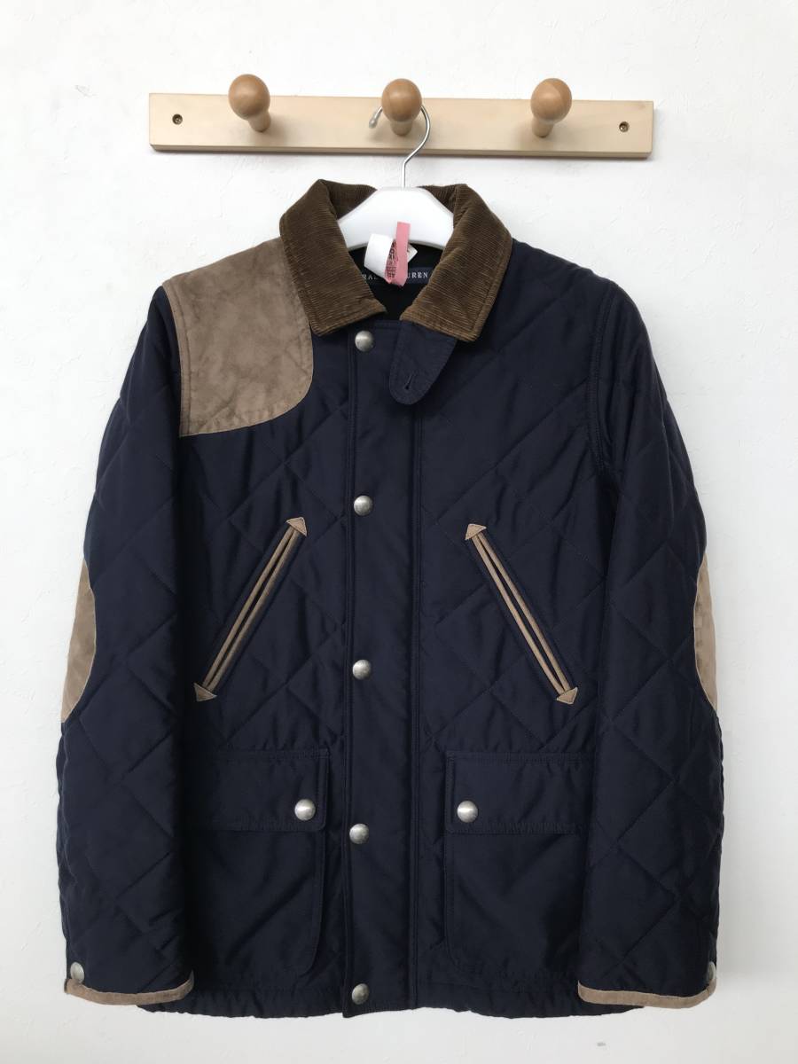 【楽天スーパーセール】 RALPH LAUREN 9 size 美品 フリース裏地 キルティングジャケット コーデュロイ&牛革使い レディース 正規品 ラルフローレン ジャケット、ブレザー 【楽天スーパーセール】 RALPH LAUREN 9 size 美品 フリース裏地 キルティングジャケット コーデュロイ&牛革使い レディース 正規品 ラルフローレン ジャケット、ブレザー