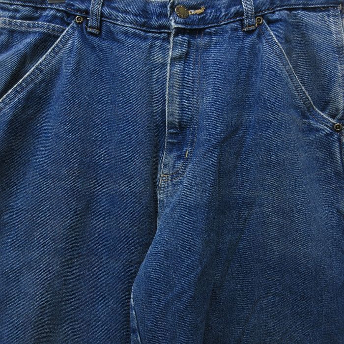 W34/古着 ペインター パンツ メンズ 00s SMITHS コットン 紺 ネイビー