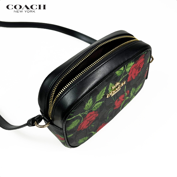 COACH コーチ レディース バッグ ショルダーバッグ ミニバッグ フェアリーテイル ローズ プリント CC342 花柄 バラ柄 アウトレット 新品