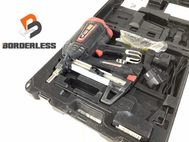 ☆品☆MAX マックス ガスネイラ GS-725C バッテリー2個(6V 1.5Ah) 充電
