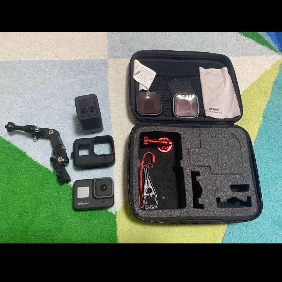 驚きの値段で】 GoPro BLACK☆新品SD付 BLACK HERO9 HERO8 バッテリー