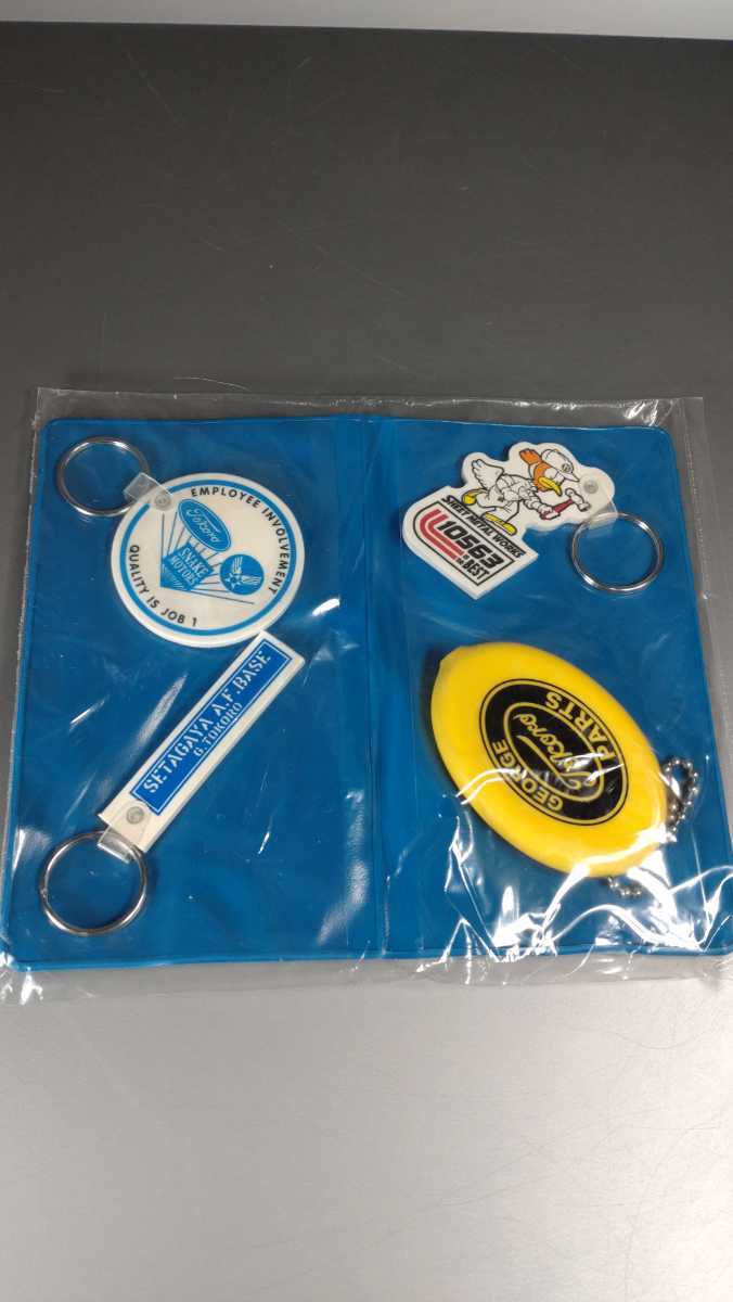 out of print rare Setagaya base official goods Raver key holder 4 piece set case attaching load -stroke roller 
