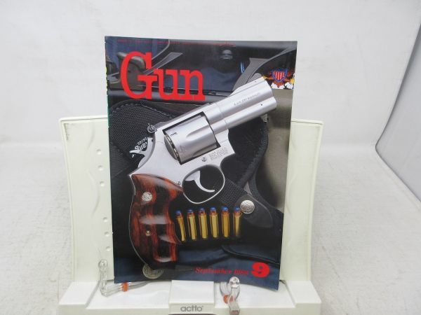 L4■月刊 GUN 1988年9月 S&W・M686CSmodel、HK・P7K3、モーゼルM66スナイパー・ライフル◆並の画像1