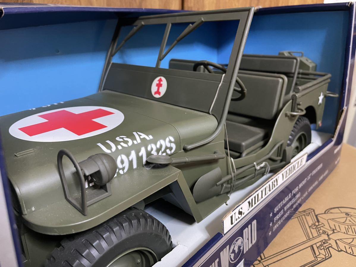 U.S. MILITARY VEHICLE ジープ 完成品 塗装済み GI JOE ジョー 12