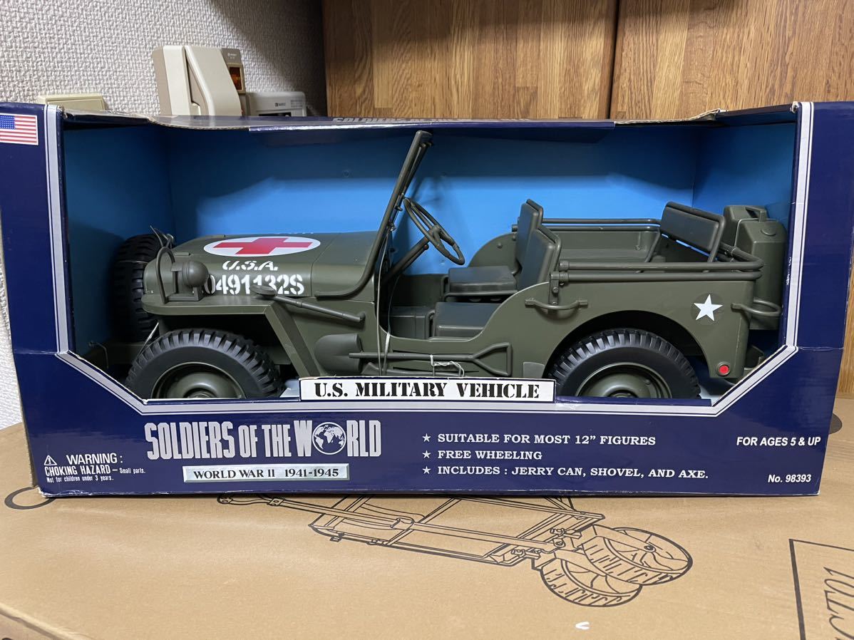 U.S. MILITARY VEHICLE ジープ 完成品 塗装済み GI JOE ジョー 12