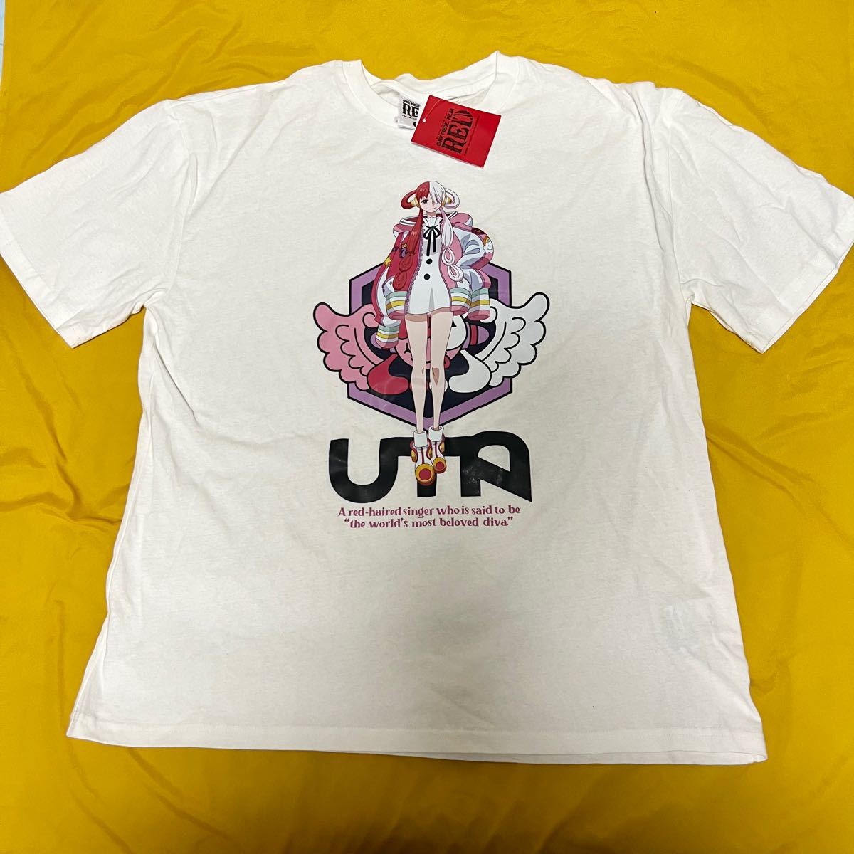 ONE PIECE ワンピース FILM REDウタ　Tシャツ ホワイト Lサイズ