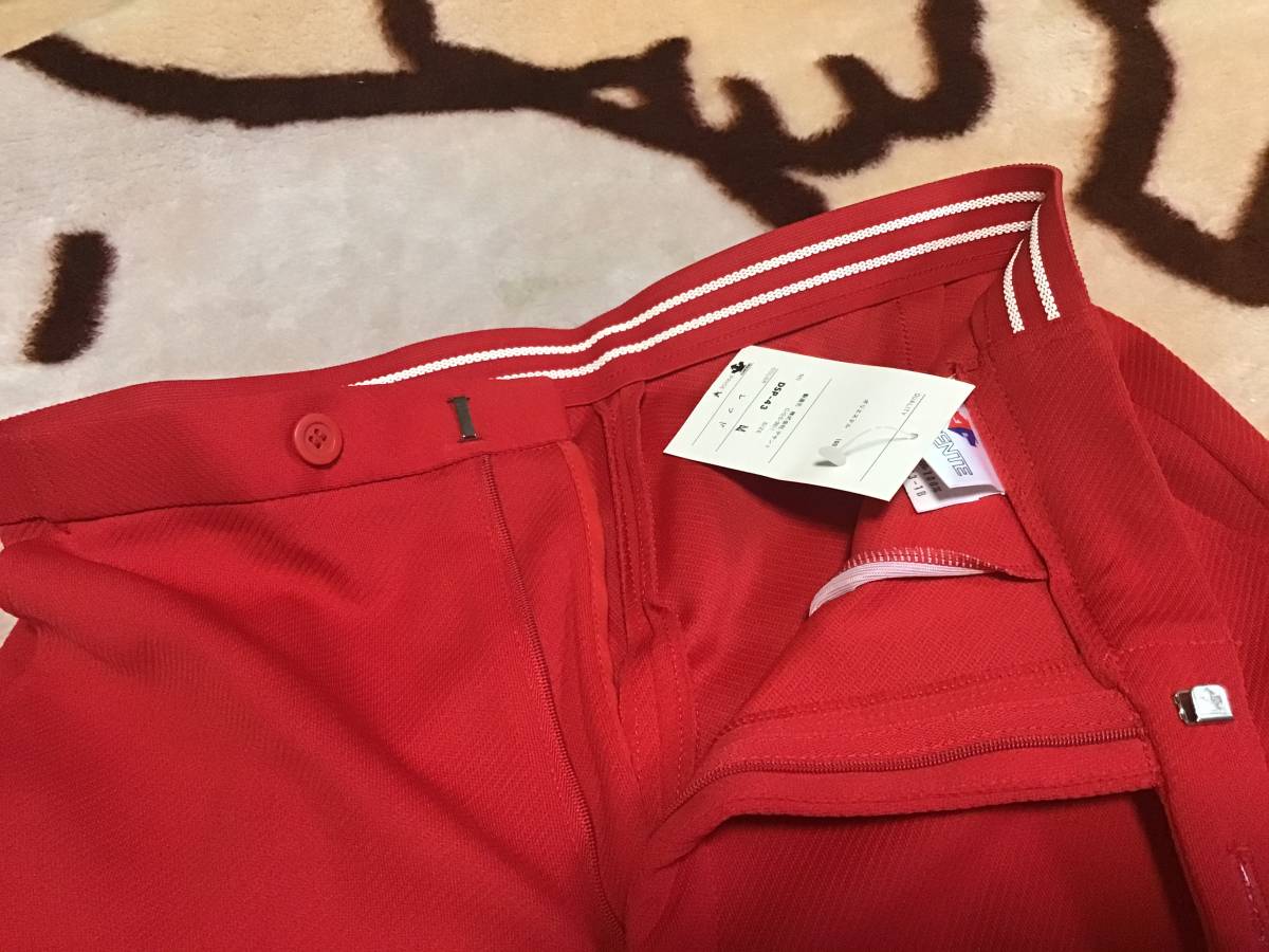 M ( 76 ) DESCENTE Descente DSP-43 шорты красный красный внутри сторона белый линия 1995 год весна лето все Япония? волейбол * короткий хлеб бесплатная доставка 