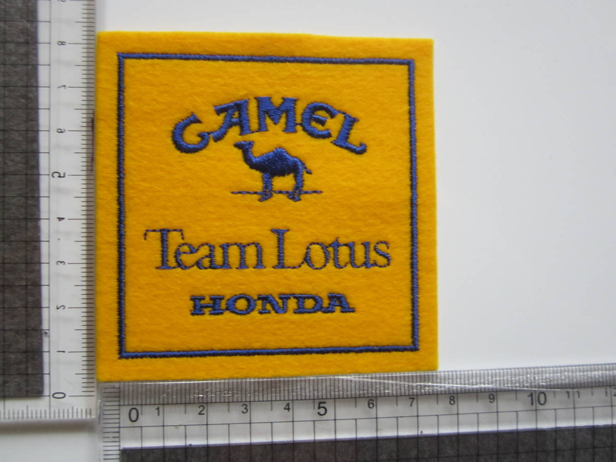 CAMEL Camel Team Lotus команда Lotus Honda HONDA сигареты верблюд фетр нашивка / автомобиль мотоцикл обслуживание рейсинг ③166