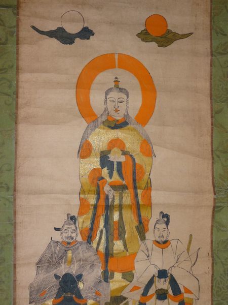 稀少 アンティーク 三社託宣図 神社 雨宝童子 天照皇大神 八幡大神 稀少 アンティーク 三社託宣図 神社 雨宝童子 天照皇大神 八幡大神