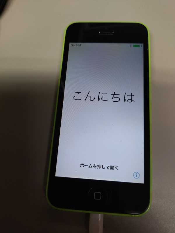 iPhone 5c A1456 グリーン_画像4