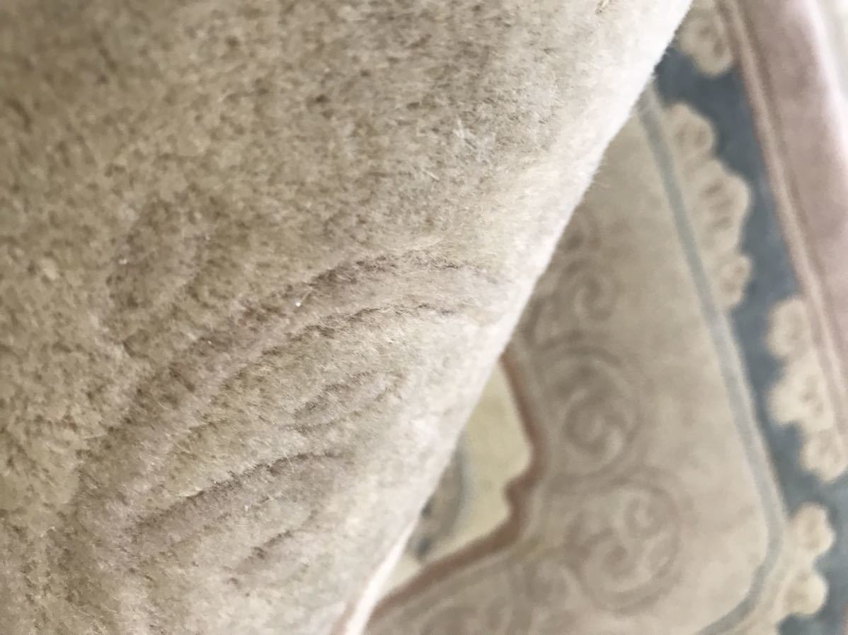 高級絨毯 玄関マット 厚さ1.5cm ペルシャ絨毯 ? 手織り_画像8