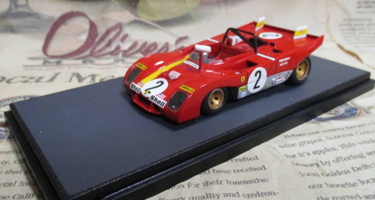 ★超レア絶版*特別仕様*Tameo完成品*1/43*Ferrari 312PB #2 1972 Daytona 6h*フェラーリ≠BBR