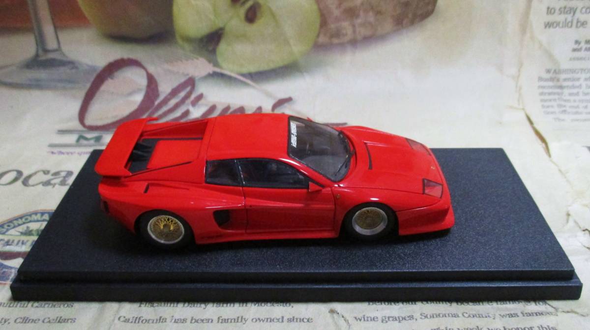 ★レア絶版*BBR/Raccoon*1/43*Ferrari Testarossa Koenig 1985 レッド*フェラーリ≠MR_画像6