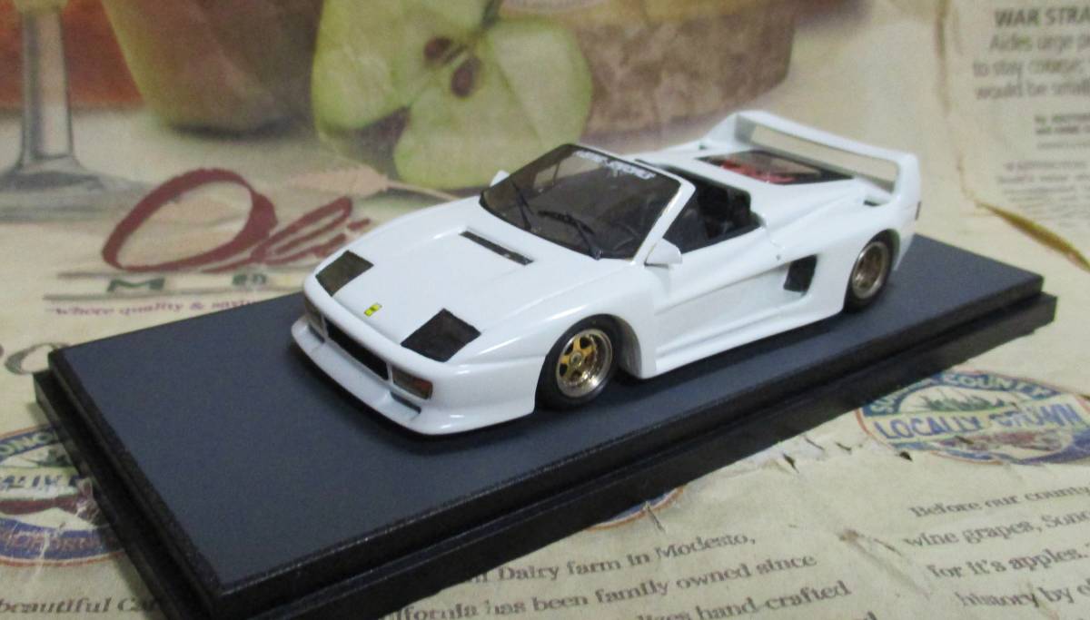 * super-rare out of print *BBR*1/43*Ferrari Testarossa Koenig Spyder 1998 white * Ferrari ≠MR