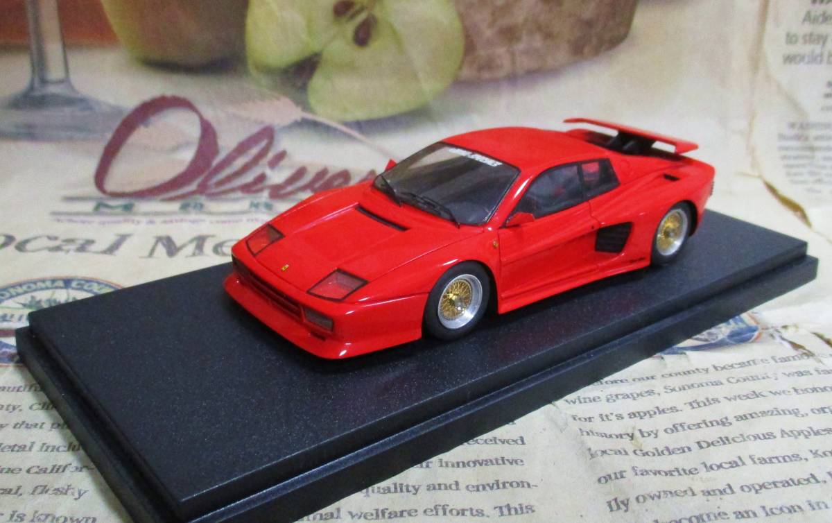 ★レア絶版*BBR/Raccoon*1/43*Ferrari Testarossa Koenig 1985 レッド*フェラーリ≠MR_画像1