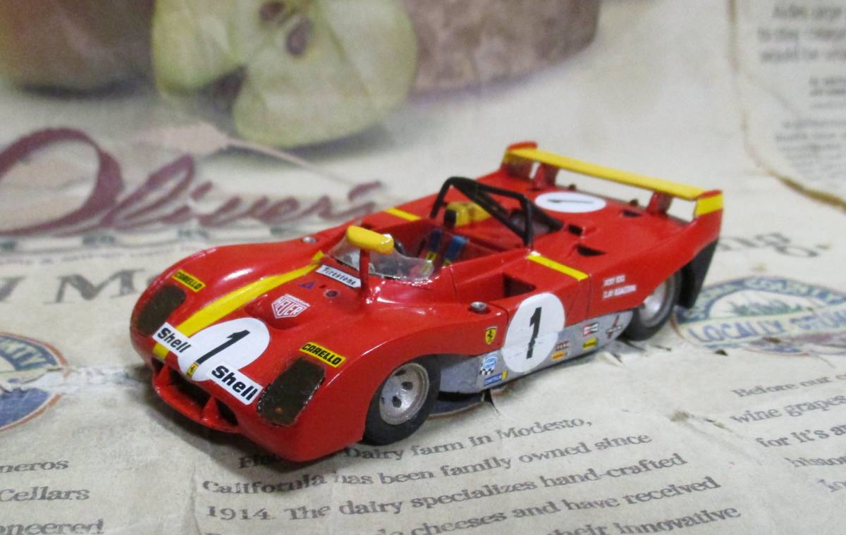 ★レア絶版*Tameo完成品*1/43*Ferrari 312PB #1 SEFAC 1972 Monza 1000km*フェラーリ≠BBR