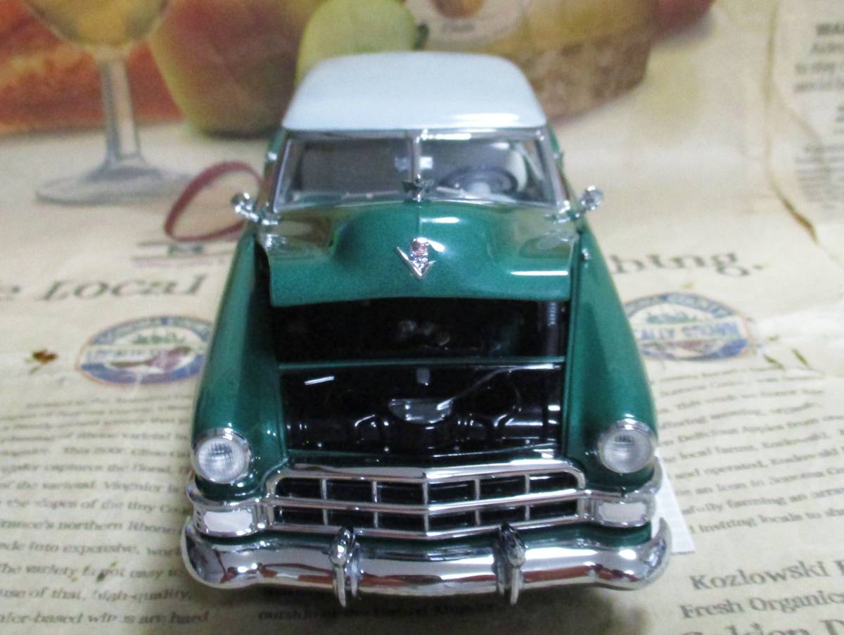 * очень редкий распроданный * Franklin Mint *1/24*1949 Cadillac Coupe DeVille зеленый / серый 