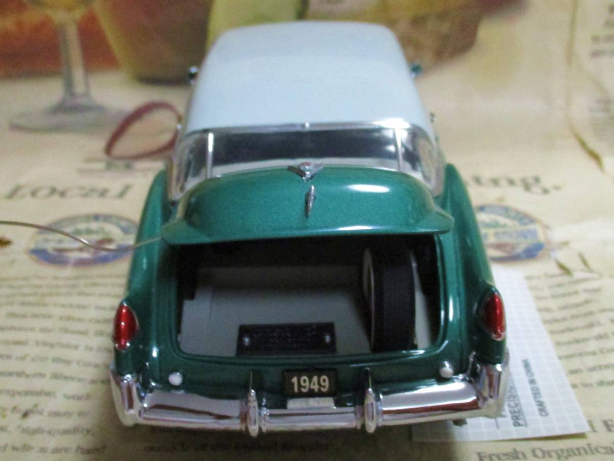 * очень редкий распроданный * Franklin Mint *1/24*1949 Cadillac Coupe DeVille зеленый / серый 