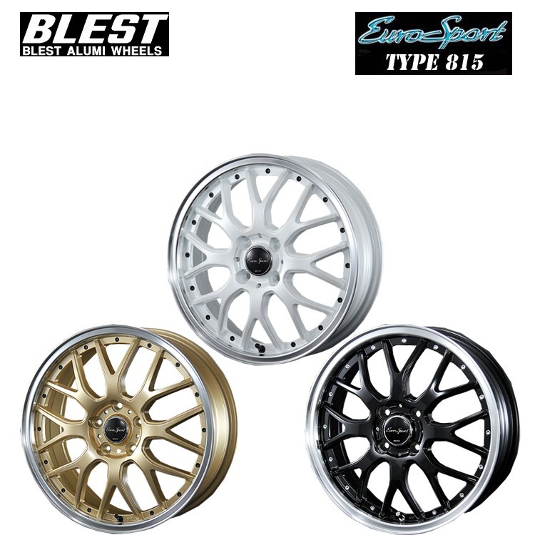 新品・送料込み】ユーロスポーツ Type815 17インチ 4枚セット自動車