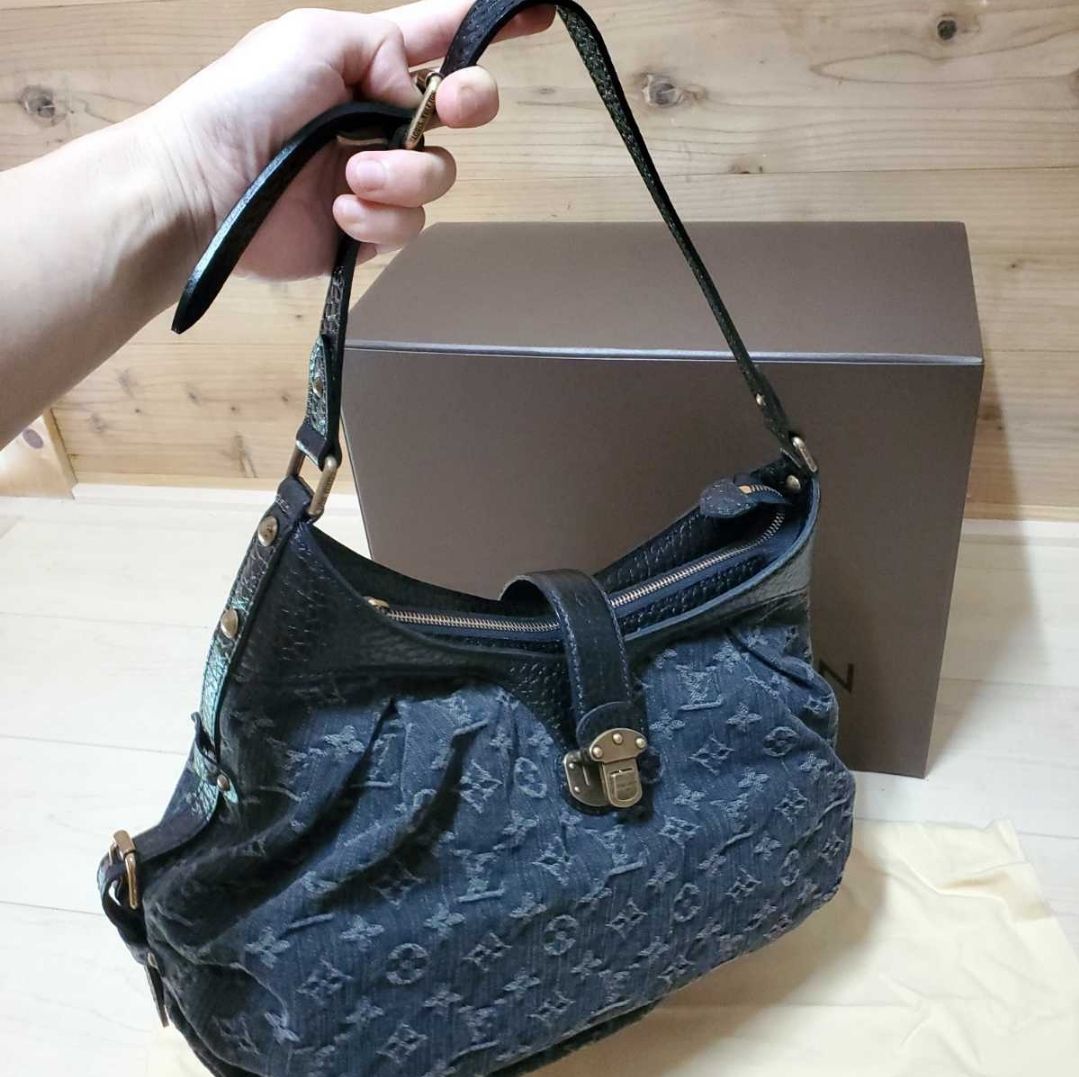 ◯未使用◯ルイヴィトン モノグラム デニム バックLOUIS VUITTON (ノワール)ブラック