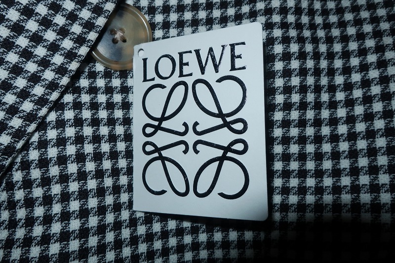 ロエベ LOEWE ギンガムチェックダブルジャケット サイズ46 J.Wアンダーソン_画像5