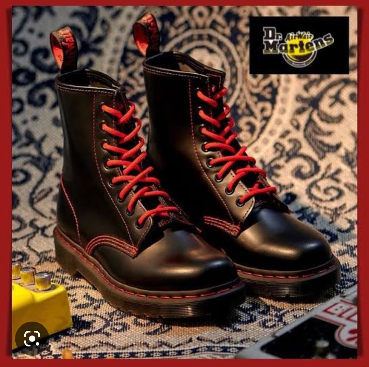 Dr.Martens 8ホール 赤ステッチ