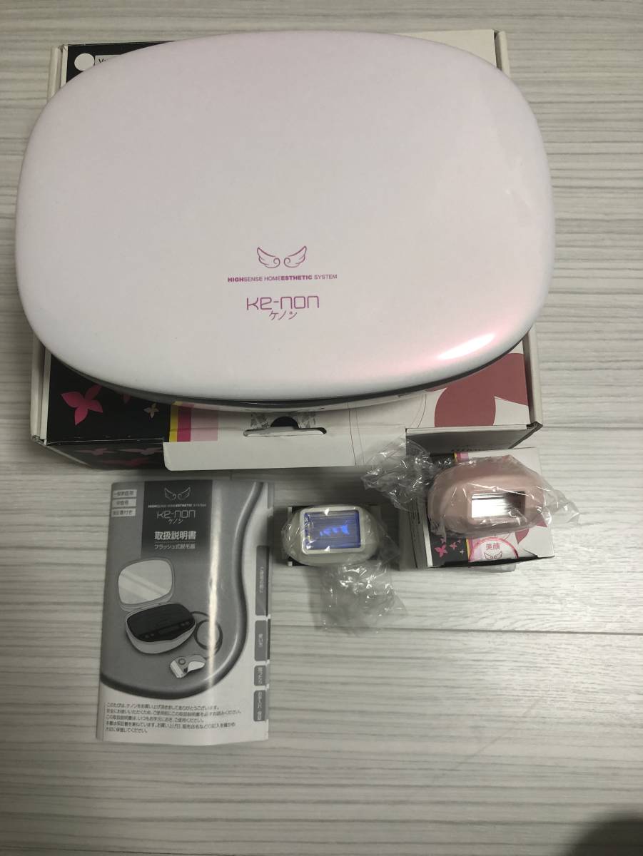 Yahoo!オークション - 【美品】 Ke-non ケノン フラッシュ式 脱毛器 Ve...