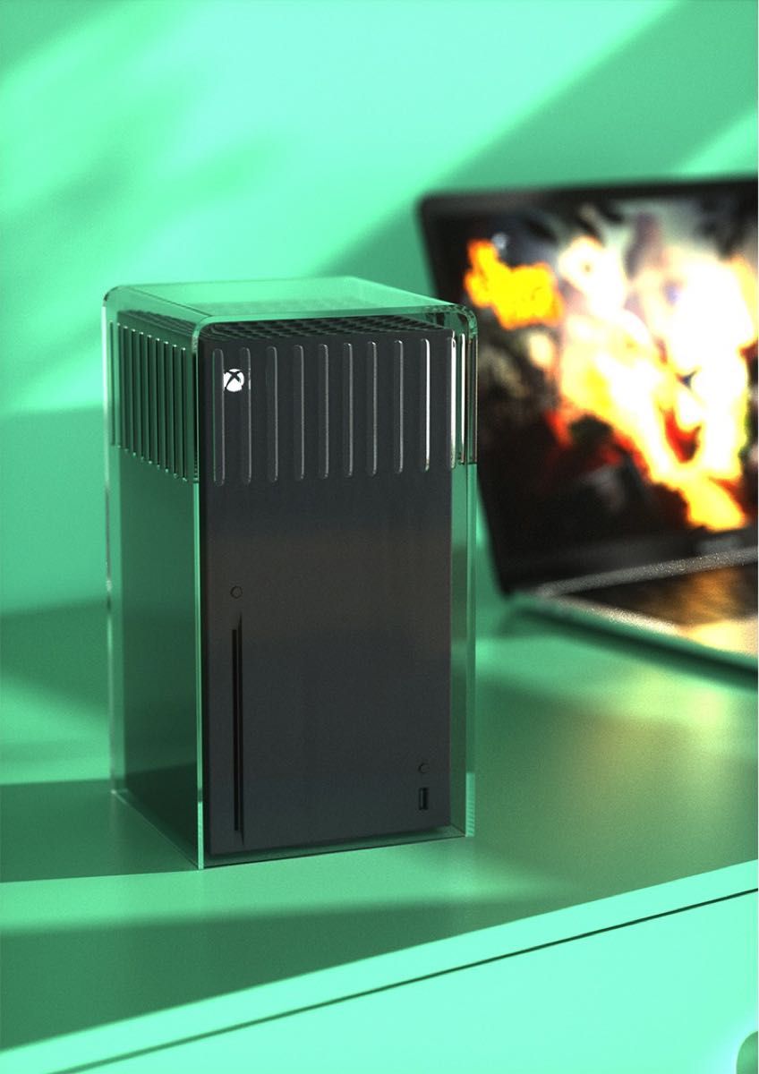 Xbox series X アクリル製透明な保護カバー 防塵