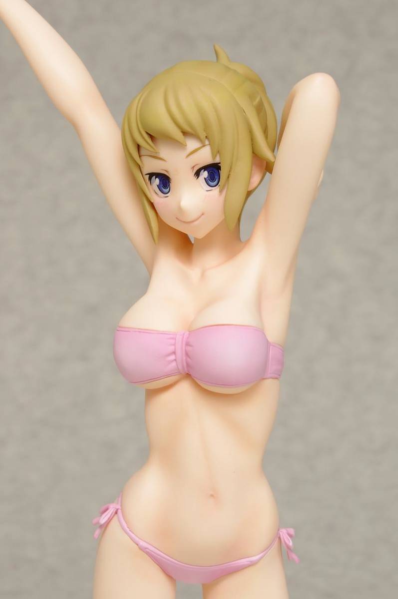 未組品　ウェーブ　ホシノ・フミナ 【Pink Swimwear Ver.】　ガンダムBFT　1/8スケール　ガレージキット　キャラホビ　C3AFA　ワンフェス_画像5