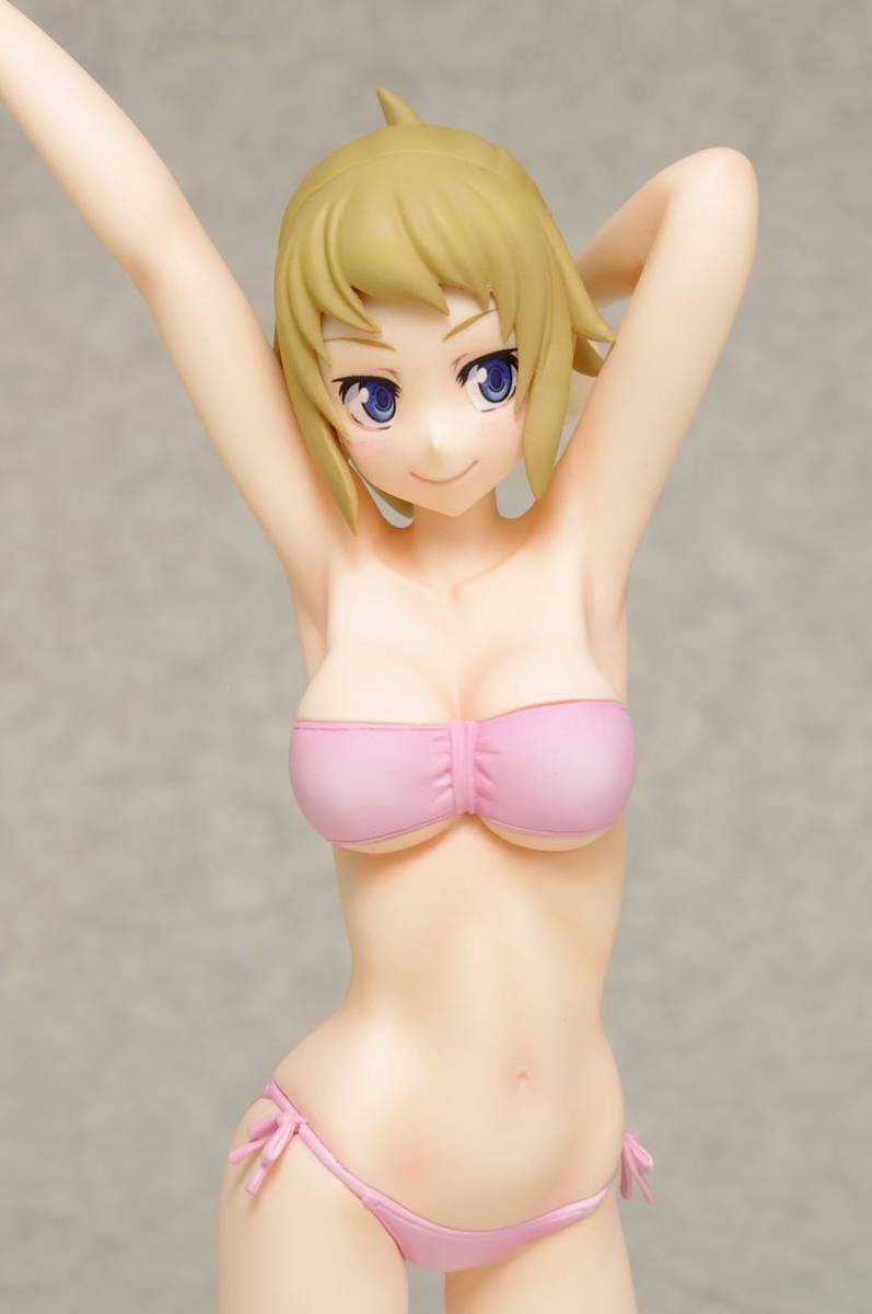 未組品　ウェーブ　ホシノ・フミナ 【Pink Swimwear Ver.】　ガンダムBFT　1/8スケール　ガレージキット　キャラホビ　C3AFA　ワンフェス_画像6