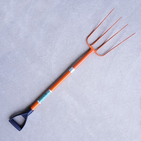  orange Fork 4ps.@ nail glass fibre pattern 