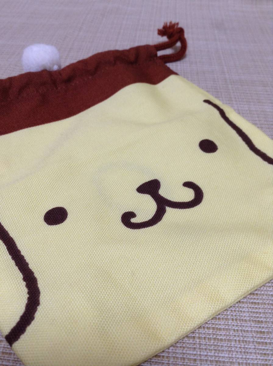 ポムポムプリン フェイス巾着袋 2011年 【Sanrio/サンリオ】 きんちゃく,ふくろ_画像6